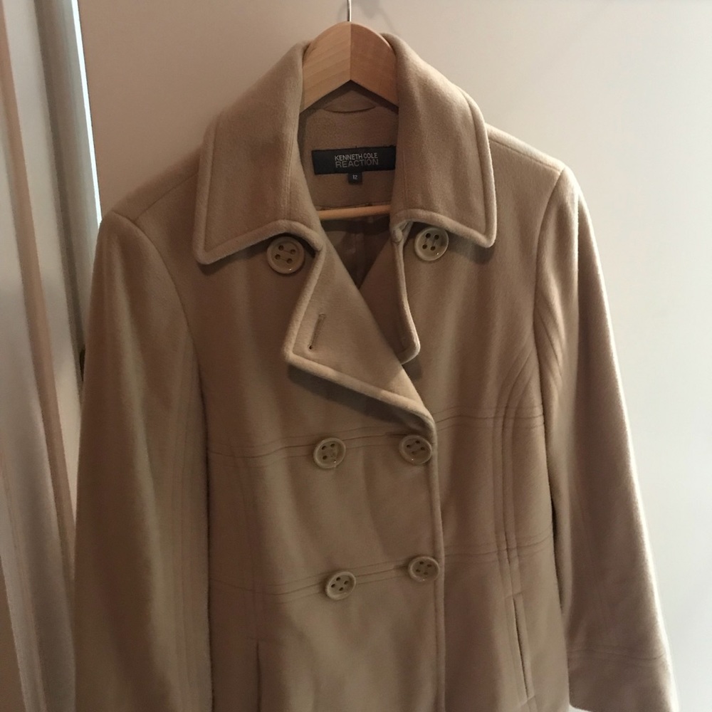 Camel pea coat